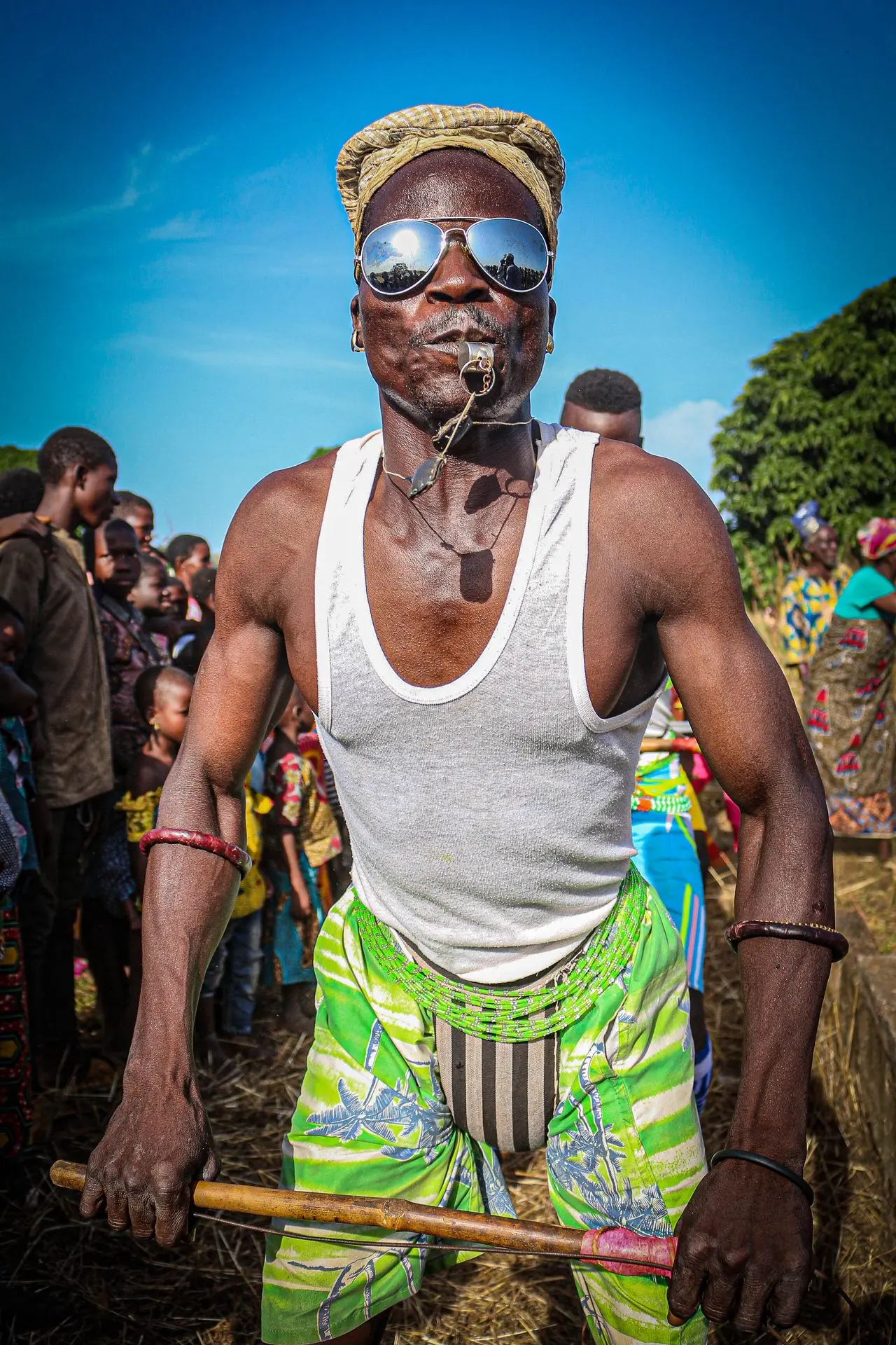 Le danseur de Tipenti à Perporiyakou